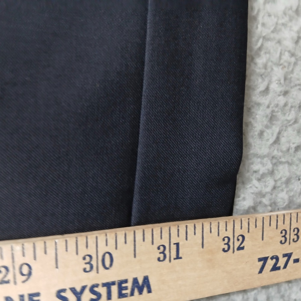 Dockers Collection‎ Super 100's Worsted Wool Pleated Pants 40x32 Navy EUC - Picture 8 of 9